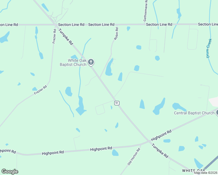 map of restaurants, bars, coffee shops, grocery stores, and more near 2925 Turnpike Road in Albertville