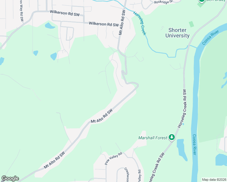 map of restaurants, bars, coffee shops, grocery stores, and more near 45 Mountain Crest Drive in Rome