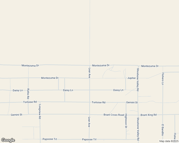 map of restaurants, bars, coffee shops, grocery stores, and more near 2 Lear Avenue in Twentynine Palms