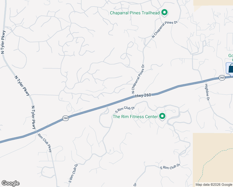 map of restaurants, bars, coffee shops, grocery stores, and more near 2505 East Feather Plume Court in Payson