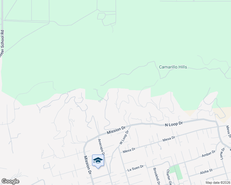 map of restaurants, bars, coffee shops, grocery stores, and more near 784 East Highland Drive in Camarillo