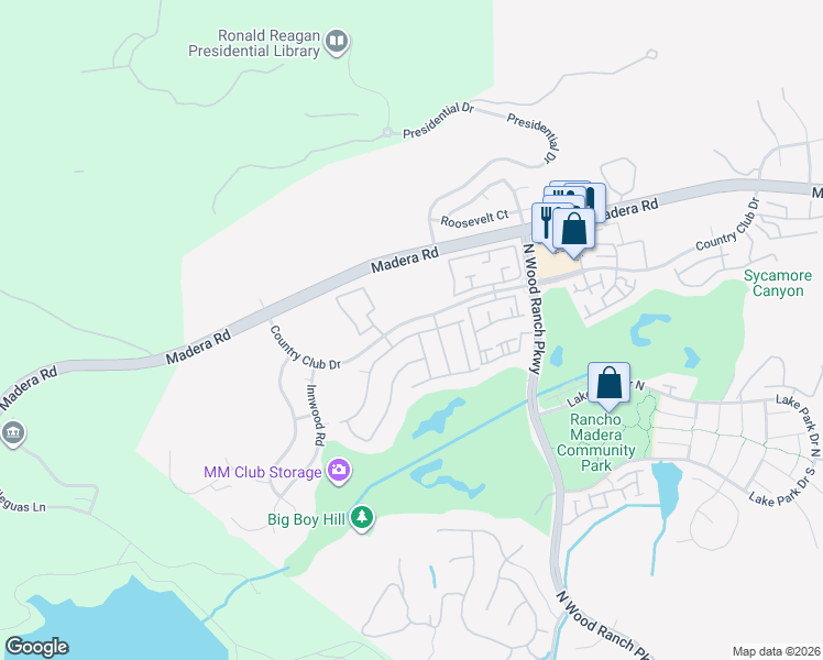map of restaurants, bars, coffee shops, grocery stores, and more near 773 Congressional Road in Simi Valley