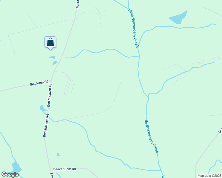 map of restaurants, bars, coffee shops, grocery stores, and more near 635 Jim Heard Road in Bowman