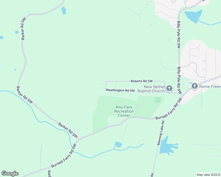 map of restaurants, bars, coffee shops, grocery stores, and more near 312 Weathington Road Southwest in Rome