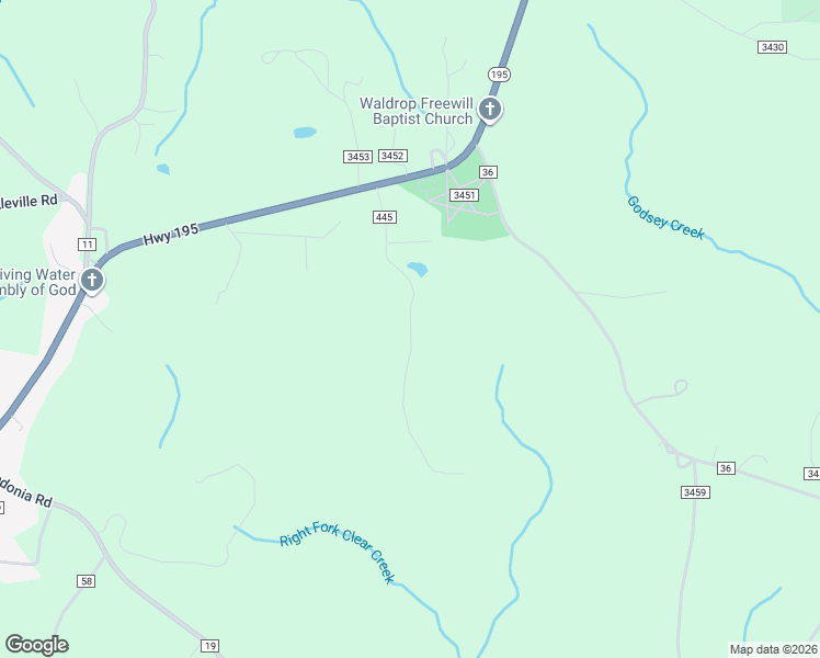 map of restaurants, bars, coffee shops, grocery stores, and more near Havana Road in Winston County