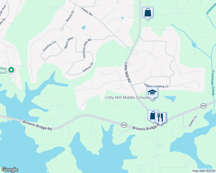 map of restaurants, bars, coffee shops, grocery stores, and more near 7240 Carter Court in Cumming