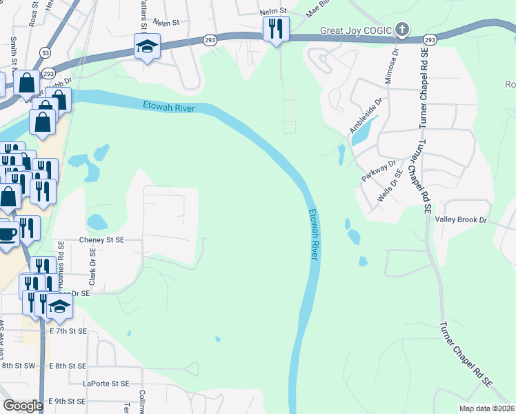 map of restaurants, bars, coffee shops, grocery stores, and more near in Rome