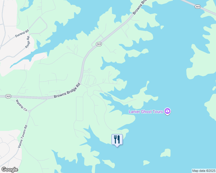 map of restaurants, bars, coffee shops, grocery stores, and more near 9010 Prestige Lane in Gainesville