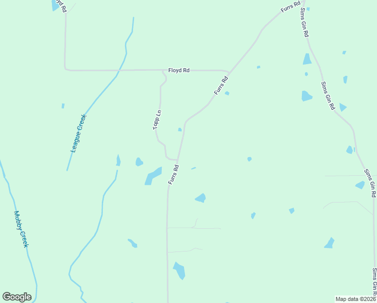 map of restaurants, bars, coffee shops, grocery stores, and more near 1100 Furrs Road in Tupelo