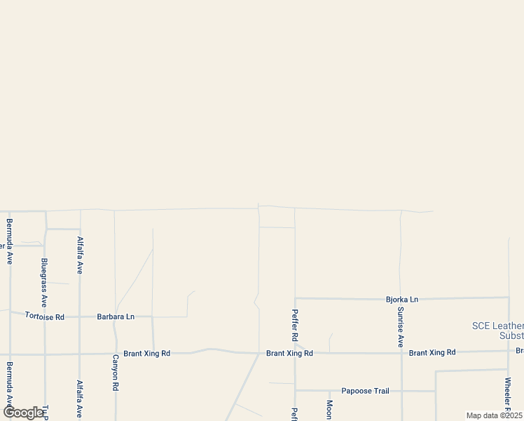 map of restaurants, bars, coffee shops, grocery stores, and more near Meldora Avenue in Twentynine Palms