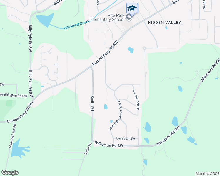 map of restaurants, bars, coffee shops, grocery stores, and more near 39 Mountain Chase Road Southwest in Rome
