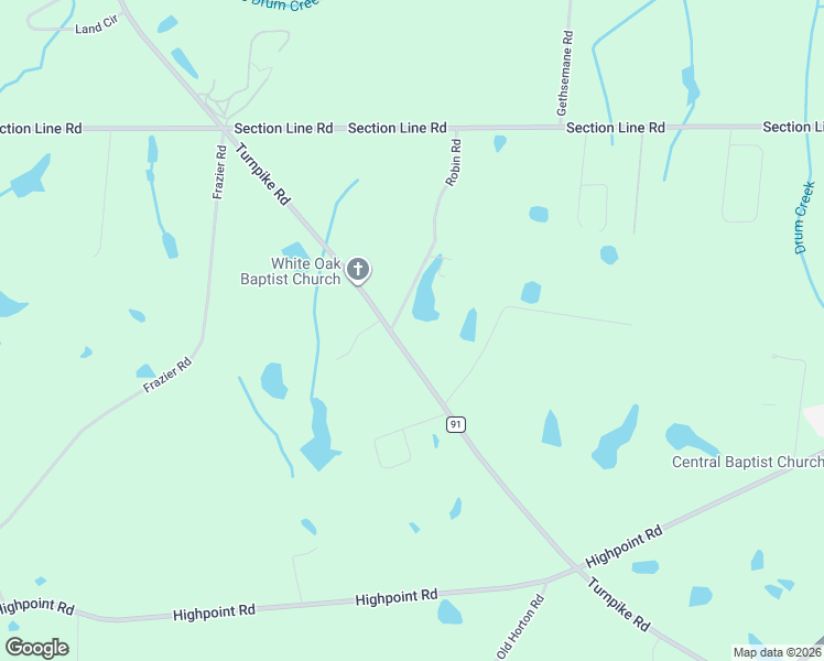 map of restaurants, bars, coffee shops, grocery stores, and more near 2925 Turnpike Road in Albertville