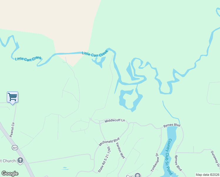map of restaurants, bars, coffee shops, grocery stores, and more near 2721 Cypress Bend Road in Florence