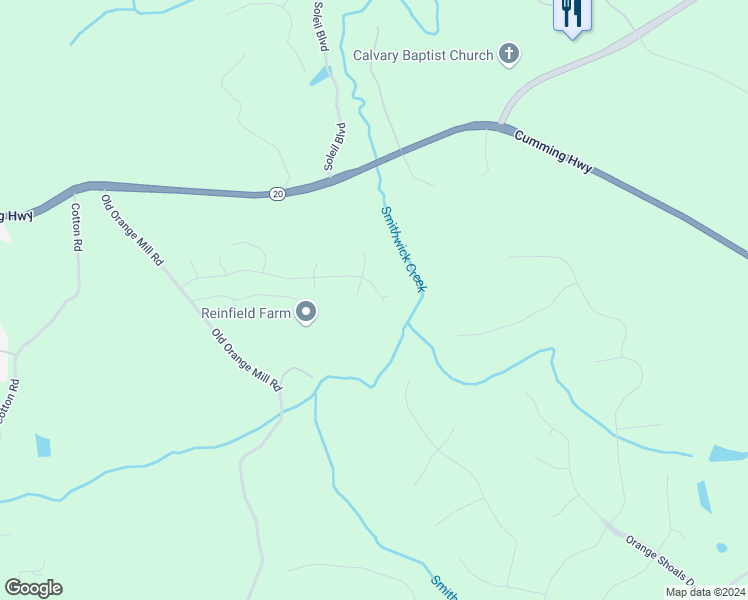 map of restaurants, bars, coffee shops, grocery stores, and more near 1036 Smithwyck Drive in Canton