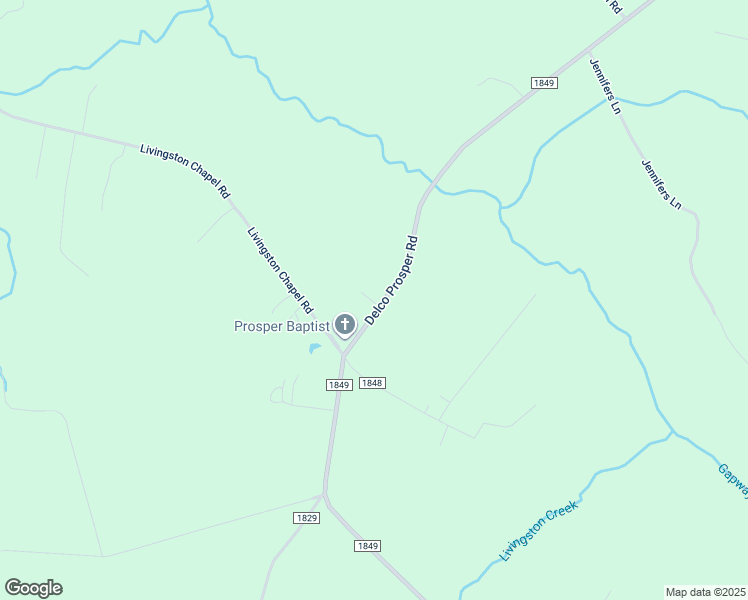 map of restaurants, bars, coffee shops, grocery stores, and more near 4926 Delco Prosper Road in Delco