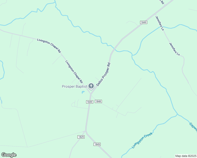 map of restaurants, bars, coffee shops, grocery stores, and more near 4926 Delco Prosper Road in Delco