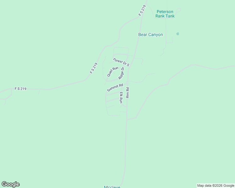 map of restaurants, bars, coffee shops, grocery stores, and more near 543 Summit Drive in Show Low