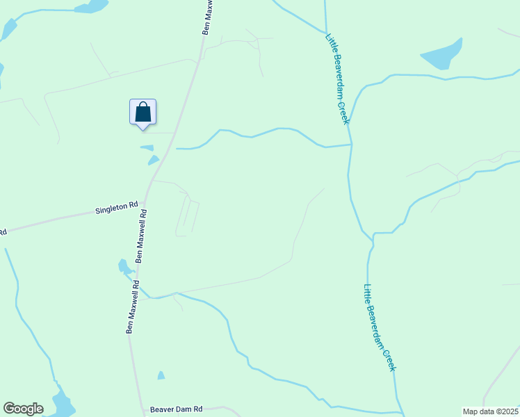 map of restaurants, bars, coffee shops, grocery stores, and more near 635 Jim Heard Road in Bowman