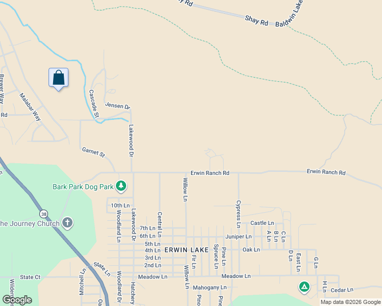 map of restaurants, bars, coffee shops, grocery stores, and more near in Big Bear