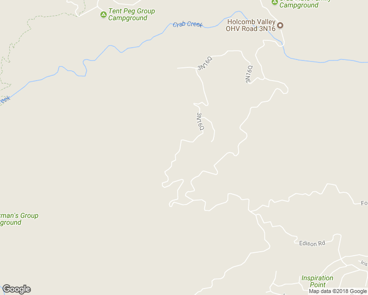 map of restaurants, bars, coffee shops, grocery stores, and more near 125 North Trails End Road in Green Valley Lake