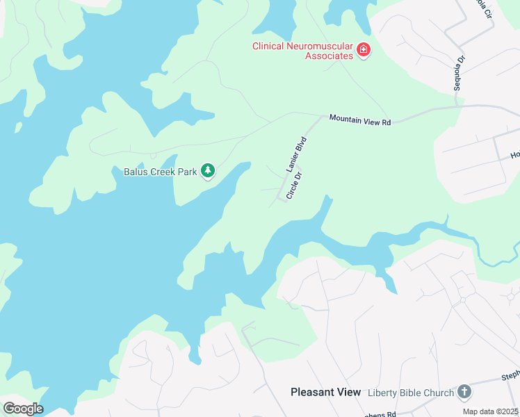 map of restaurants, bars, coffee shops, grocery stores, and more near 4624 Ridgecrest Drive in Oakwood