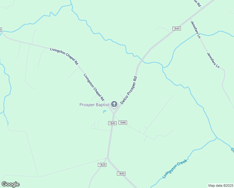 map of restaurants, bars, coffee shops, grocery stores, and more near 4928 Delco Prosper Road in Delco
