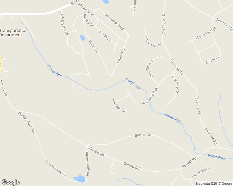 map of restaurants, bars, coffee shops, grocery stores, and more near 3509 Silver Mist Circle in Gainesville