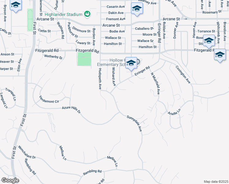 map of restaurants, bars, coffee shops, grocery stores, and more near 755 Wishard Avenue in Simi Valley