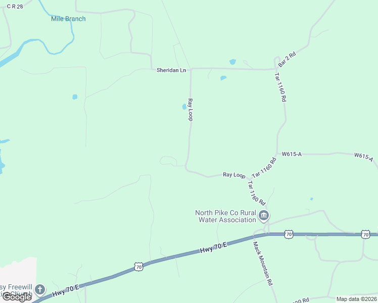 map of restaurants, bars, coffee shops, grocery stores, and more near 173 Ray Loop Road in Kirby
