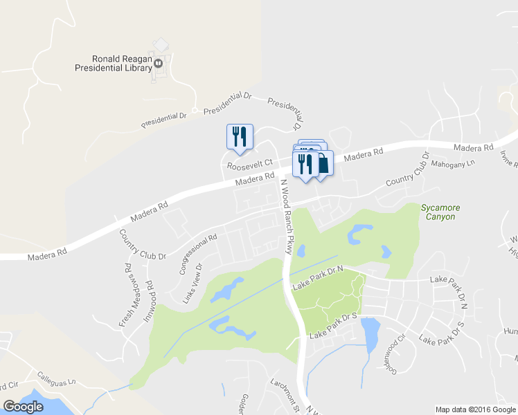 map of restaurants, bars, coffee shops, grocery stores, and more near 695 Rancho Coralles Apartment in Simi Valley