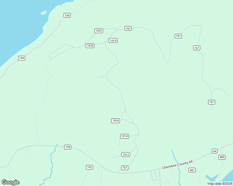 map of restaurants, bars, coffee shops, grocery stores, and more near County Road 767 in Cedar Bluff