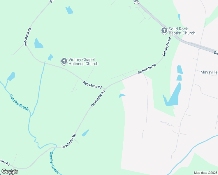 map of restaurants, bars, coffee shops, grocery stores, and more near 739 Deadwyler Road in Maysville