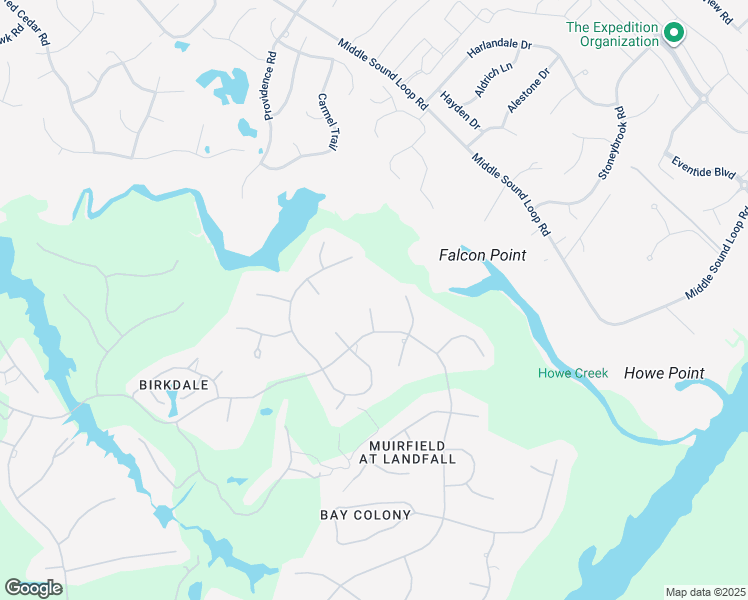 map of restaurants, bars, coffee shops, grocery stores, and more near 801 Oyster Landing in Wilmington