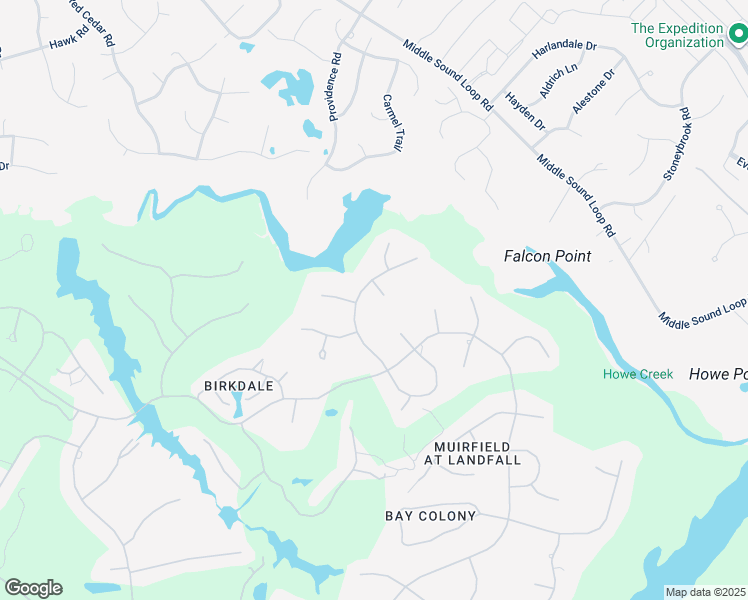 map of restaurants, bars, coffee shops, grocery stores, and more near 804 Swift Wind Place in Wilmington