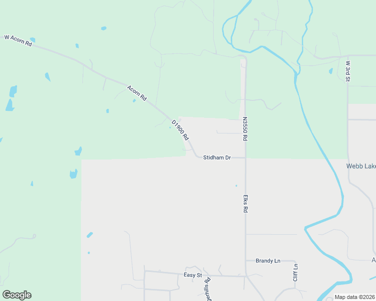 map of restaurants, bars, coffee shops, grocery stores, and more near E1905 Road in Johnston County