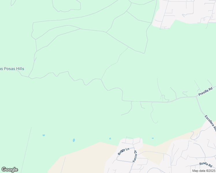 map of restaurants, bars, coffee shops, grocery stores, and more near 10255 Presilla Road in Santa Rosa Valley