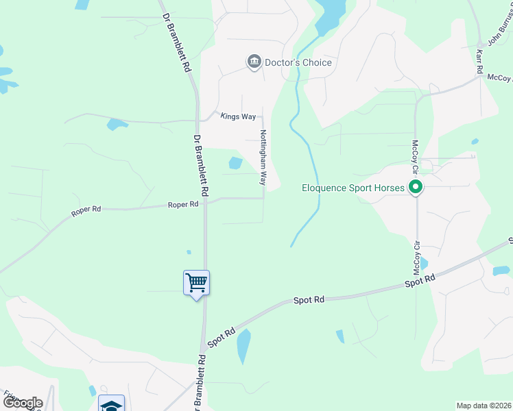 map of restaurants, bars, coffee shops, grocery stores, and more near 2160 Robin Hood Trail in Cumming