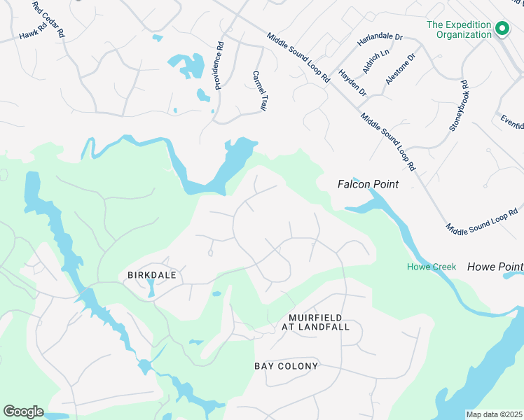 map of restaurants, bars, coffee shops, grocery stores, and more near 809 Swift Wind Place in Wilmington