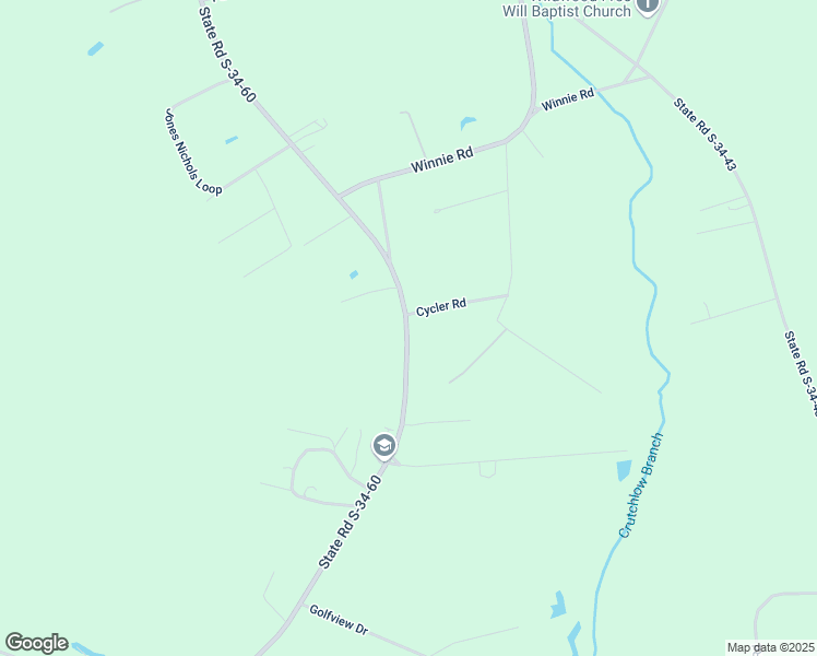 map of restaurants, bars, coffee shops, grocery stores, and more near 8966 Old Mullins Road in Nichols