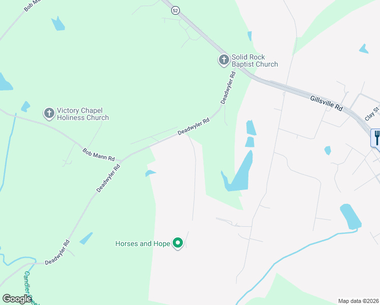 map of restaurants, bars, coffee shops, grocery stores, and more near 501 Deadwyler Road in Maysville