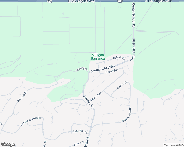 map of restaurants, bars, coffee shops, grocery stores, and more near 689 Trueno Avenue in Camarillo