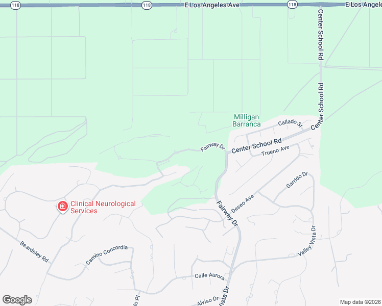 map of restaurants, bars, coffee shops, grocery stores, and more near 1282 Fairway Drive in Camarillo