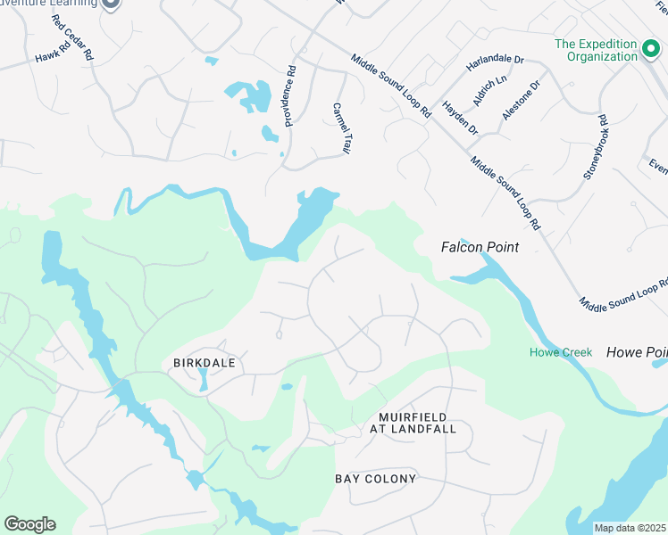map of restaurants, bars, coffee shops, grocery stores, and more near 821 Gull Point Road in Wilmington