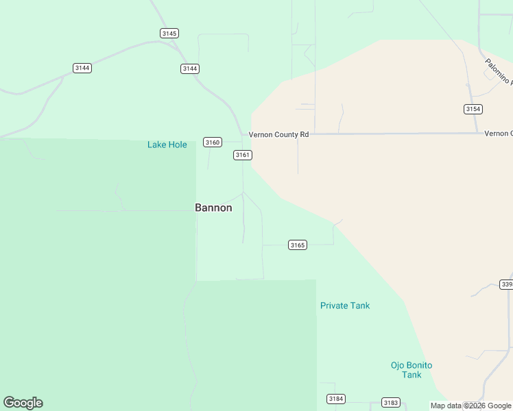 map of restaurants, bars, coffee shops, grocery stores, and more near County Road 3161 in Vernon