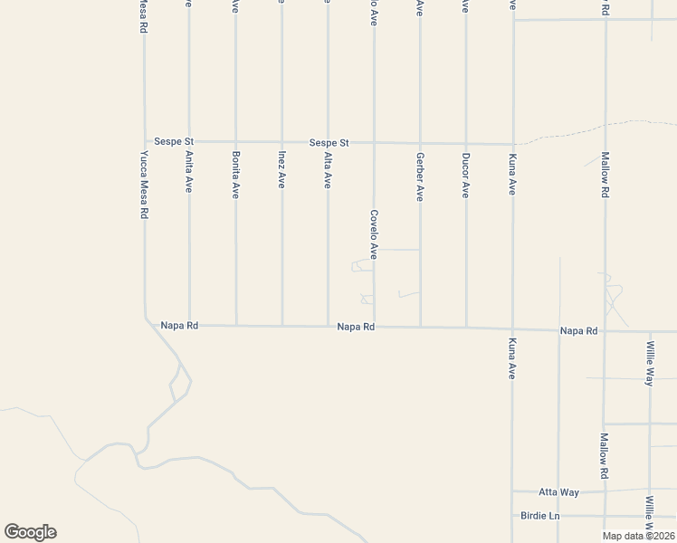 map of restaurants, bars, coffee shops, grocery stores, and more near 2 Alta Avenue in Landers