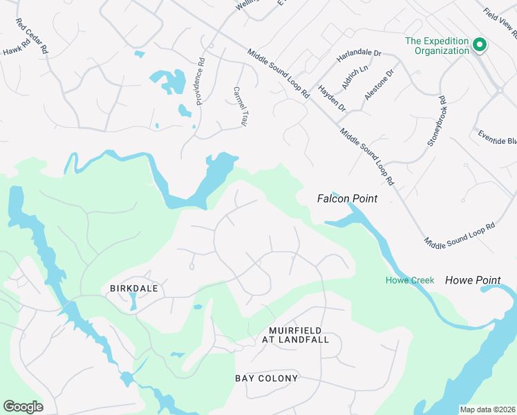 map of restaurants, bars, coffee shops, grocery stores, and more near 805 Gull Point Road in Wilmington