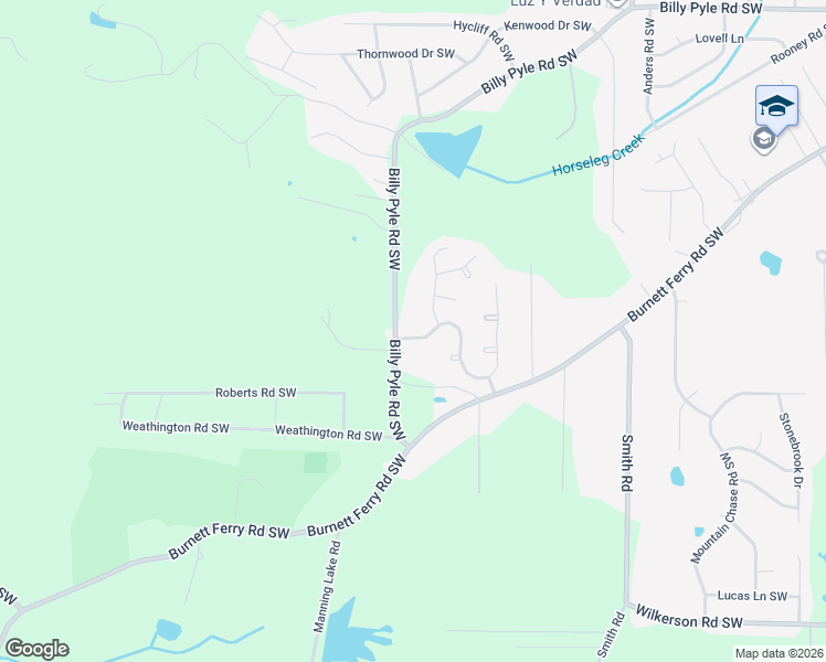 map of restaurants, bars, coffee shops, grocery stores, and more near 765 Billy Pyle Road Southwest in Rome