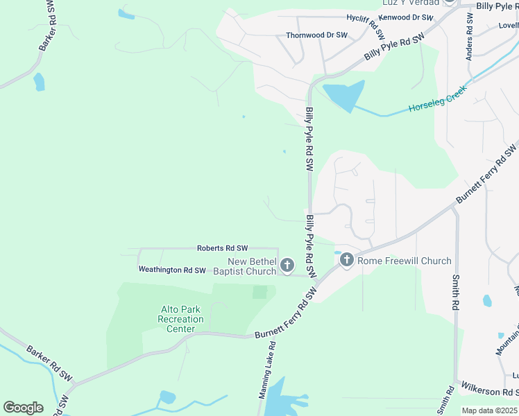 map of restaurants, bars, coffee shops, grocery stores, and more near 790 Billy Pyle Road Southwest in Rome