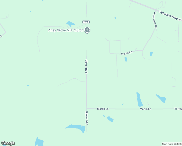 map of restaurants, bars, coffee shops, grocery stores, and more near 915 Gilmer Road South in Pontotoc