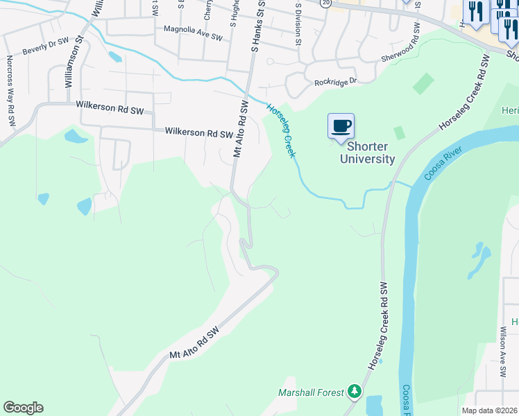 map of restaurants, bars, coffee shops, grocery stores, and more near 4 Martha Drive in Rome